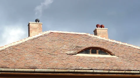Rotatable Chimney Stock Footage 33094076