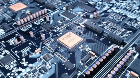 Rotate around CPU inside a computer vs glitch Видео 87251447