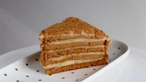 Rotate of cake Stock Footage 130773199