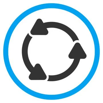 Rotate Ccw Rounded Icon Illustrazione stock