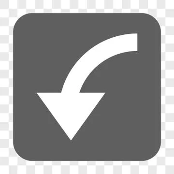 Rotate CCW Rounded Square Button Stock Illustration