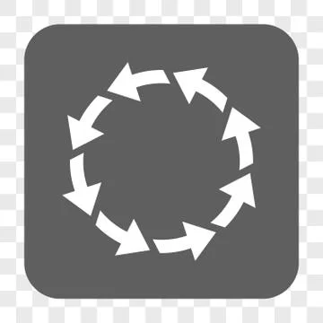 Rotate CCW Rounded Square Button 스톡 일러스트