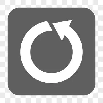Rotate CCW Rounded Square Button イラスト素材