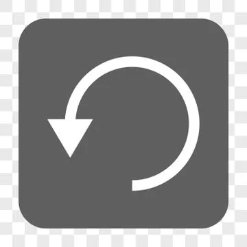 Rotate CCW Rounded Square Button イラスト素材