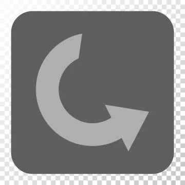 Rotate CCW Rounded Square Button Stock Illustration