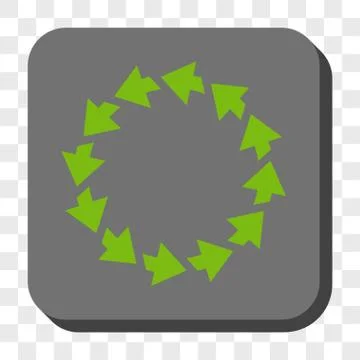 Rotate CCW Rounded Square Button イラスト素材