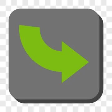 Rotate CCW Rounded Square Button 스톡 일러스트