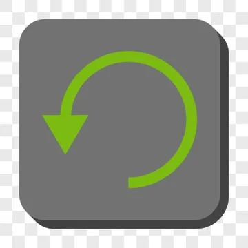 Rotate CCW Rounded Square Button Stock Illustration