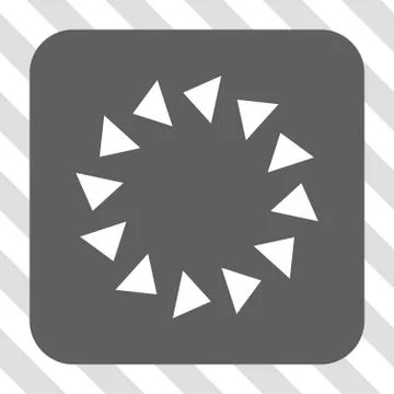 Rotate CCW Rounded Square Button Stock Illustration