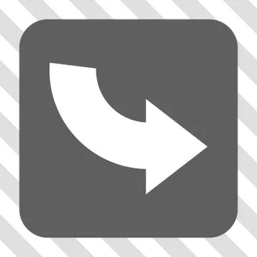 Rotate CCW Rounded Square Button Stock Illustration