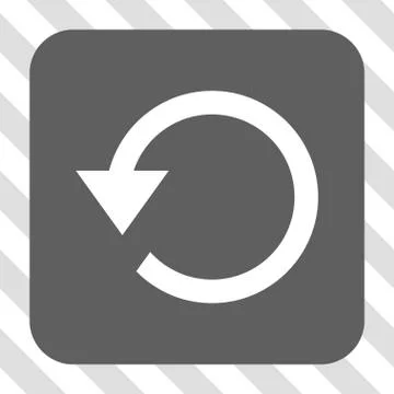 Rotate CCW Rounded Square Button Illustrazione stock