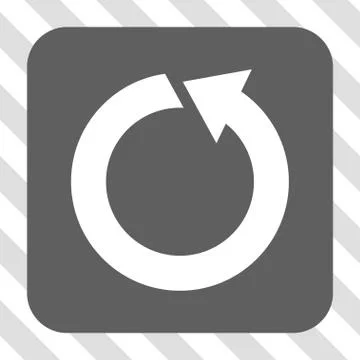 Rotate CCW Rounded Square Button Stock Illustration