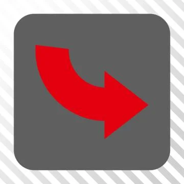 Rotate CCW Rounded Square Button Stock Illustration