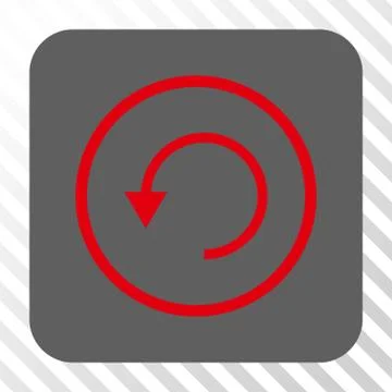 Rotate CCW Rounded Square Button Stock Illustration