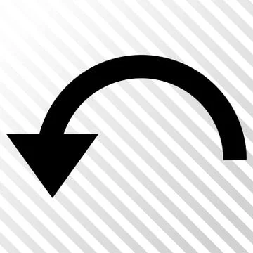 Rotate CCW Vector Icon 库存插图