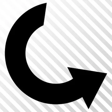 Rotate CCW Vector Icon 스톡 일러스트