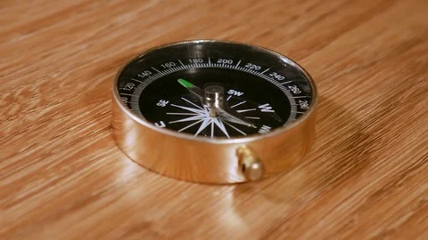 Rotate the compass Stock Footage 73215849
