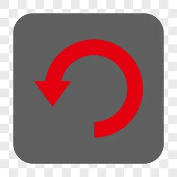 Rotate Down Interface Toolbar Button 스톡 일러스트