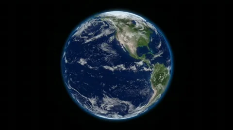 Rotate Earth Stock Footage 580626