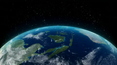 Rotate Earth Stock Footage 580834