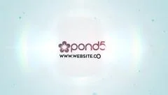 Rotate Flared Rainbow Corporate Logo Openers Stock After Effects