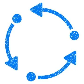 Rotate Grainy Texture Icon Stock Illustration