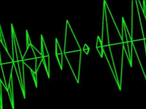 Rotate Green Radar Stockbeeldmateriaal 22154387