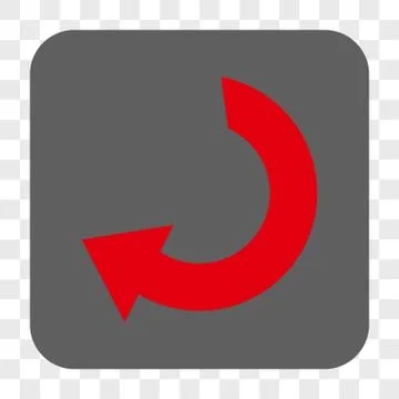 Rotate Interface Toolbar Button Illustrazione stock