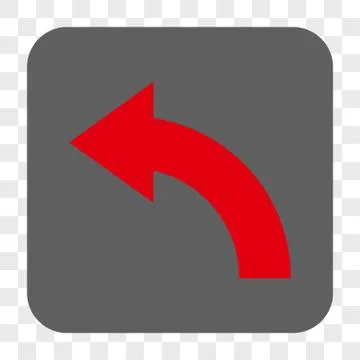 Rotate Left Interface Toolbar Button Stock Illustration