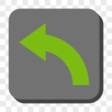 Rotate Left Rounded Square Button イラスト素材