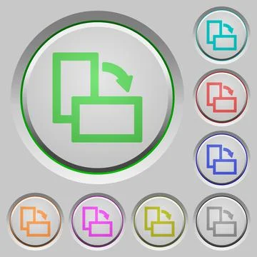 Rotate right push buttons イラスト素材