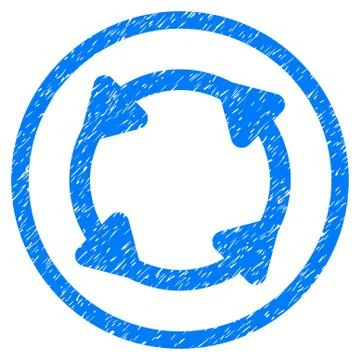 Rotate Rounded Grainy Icon Illustrazione stock