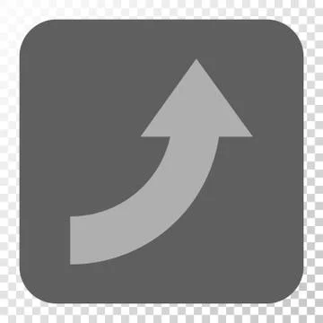 Rotate Up Rounded Square Button 스톡 일러스트