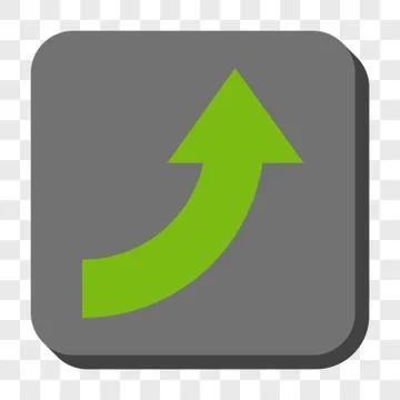 Rotate Up Rounded Square Button Stockillustratie