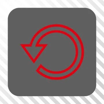 Rotate Rounded Square Button Stock Illustration