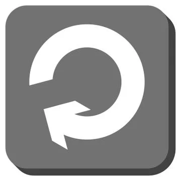 Rotate Rounded Square Vector Icon Stock Illustration
