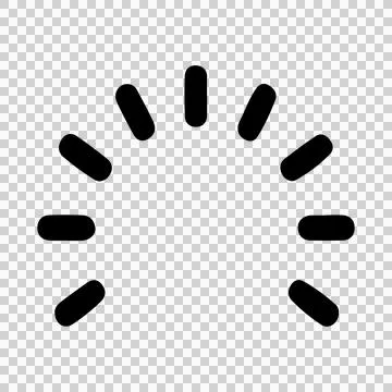Rotate silhouette icon vector Stock Illustration