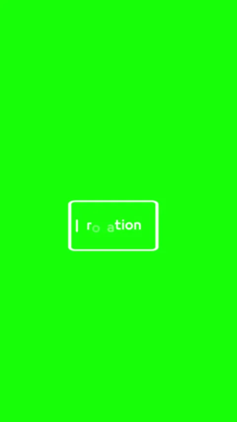 Rotate smartphone isolated icon. Device rotation symbol on green background. Video stock 292916104