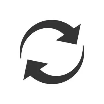 Rotate, spin icon Stock Illustration