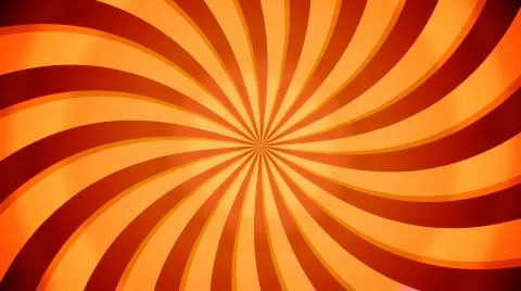 Rotate swirl beams. Orange color. Loop Stock Footage