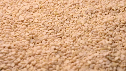 Rotate White Split Urad Dal Texture Top View Stock Footage 325856145
