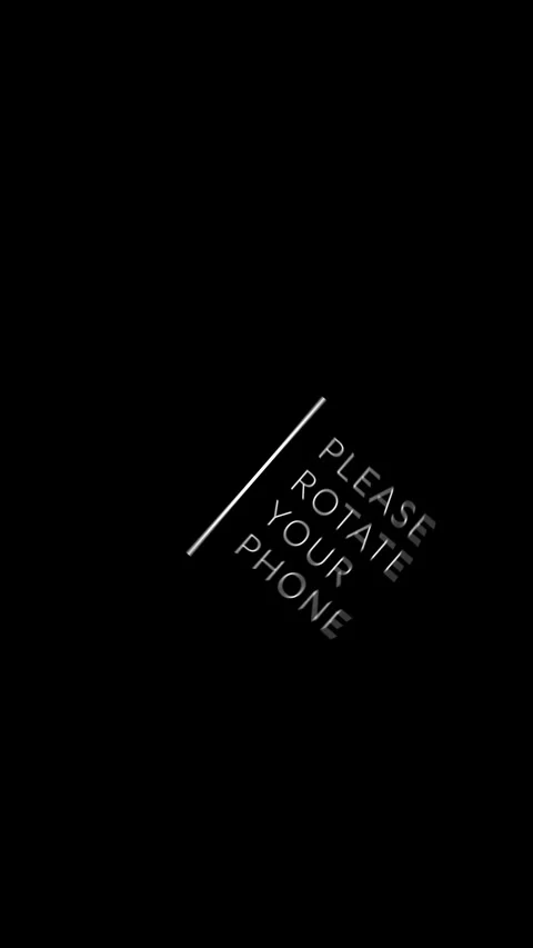 Rotate your phone solid black background Video stock 244925528