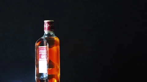 Rotated alcohol Stock Footage 160062188
