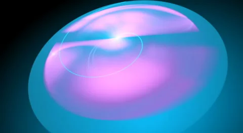 Rotated blue disk motion bg d4384 N Stock Footage 1070732