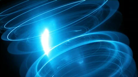Rotated blue lights motion background d2800U P Stock Footage 700641