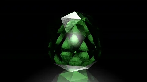 Rotated diamond brilliant, loop Stock Footage 644460