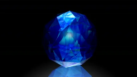 Rotated diamond brilliant, loop Stock Footage 644461