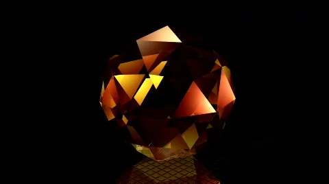 Rotated diamond brilliant, loop Stock Footage 645942