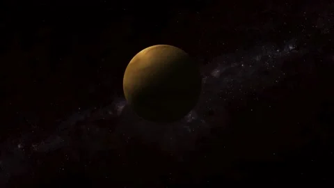 Rotated realistic 3d Venus atmosphere planet Stock Footage 221908123