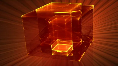 Rotated red cube seamless looping bg d2466C L Stock Footage 645883